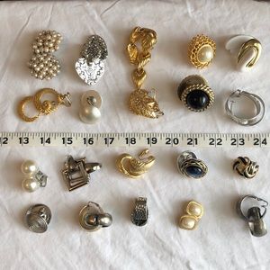 Vintage Earrings Lot of 20
